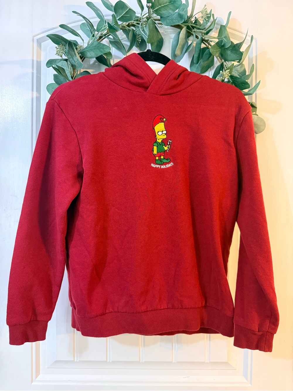 💫4/$25 • H&M The Simpsons Happy Holidays Hooded Sweatshirt